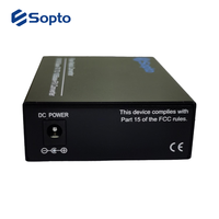 Convertisseur de média fibre optique FTTH 10/100 1310/1550 20km/40km/60km 1*9 Module SC RJ45