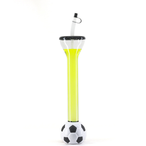 Gobelet de fête en plastique 450 ml avec paille, réutilisable, en PP, couleur personnalisée, gobelet promotionnel, logo personnalisé, vente en gros - Product Image 6