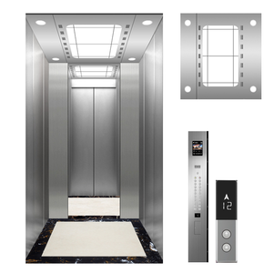 Ascenmrmrl yolcu asansörü dişlisiz AC 800kg kapasite ofis binası için 8 kişi Fuji 5 kat kaldırma - Product Image 2