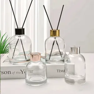 Household Hotel Reed Diffuser Bottle Luxury 100ml 150ml 200ml 380ml Reed Diffuser Bottle With Stick And Box