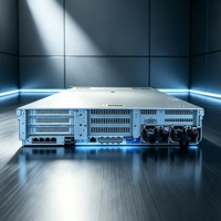 Serveur 2U en rack avec 8 baies de disques SFF, processeur Intel Xeon Silver, 32 Go de RAM DDR4, 6 emplacements PCIe, garantie de 3 ans, alimentation double redondante