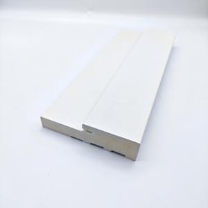 Mật độ cao Rắn <span class=keywords><strong>PVC</strong></span> Vinyl cửa khung rebated cửa jamb trang trí gỗ trắng primed - Product Image 6