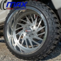 Jantes forgées 8x165.1 22x12 24x14 26x16 8x6.5 pour camions Dodge Ram 2500 3500 et Chevrolet Silverado 2500, jantes à déport profond