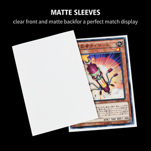 Protège-cartes TCG personnalisés mats premium 100% PP à texture rugueuse, modèle Matte-010 Gray fox, en <span class=keywords><strong>plastique</strong></span> personnalisé <span class=keywords><strong>pour</strong></span> Yugioh, petite taille - Product Image 2