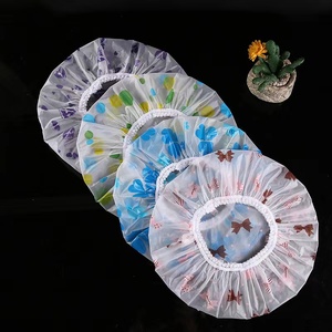 Nouveau jardin épaissi imperméable à l'eau Premium dentelle imprimée givrée avec bonnet de douche étendu bonnet de maquillage - Product Image 4