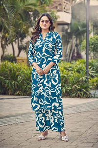 CONSEJOS TOPS Formal Rayón Viscosa Algodón Impreso Kurtis Cenicienta Colección Vol 04 Étnicamente Último Indio - Product Image 4