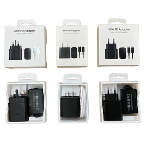 Fábrica 45W PD Cube Super Fast Charger 5V 3A 2A UK EU AU US Sockets T4510 Adaptador de viaje para <span class=keywords><strong>Samsung</strong></span> S23 S22 Ultra <span class=keywords><strong>S21</strong></span> + S20FE - Product Image 1
