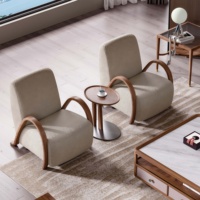 Fauteuil de loisirs en teck doré de qualité supérieure, structure moderne, écologique, dossier solide inclinable, structure robuste, meubles durables pour le salon