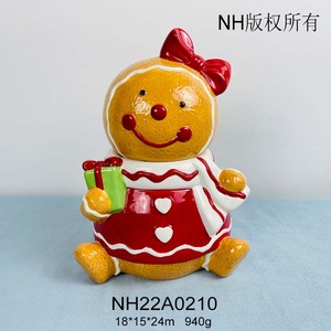 Lọ Đựng Bánh Quy 3 Chiều Bánh Gừng Kỳ Nghỉ, 72 Oz, Hộp Kẹo Gừng Nam Nhiều Màu, Đỏ, Xanh Lá Cây, Trắng, Nâu - Product Image 3