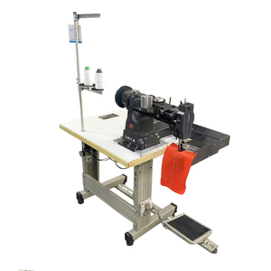 Machine à coudre industrielle OREN à pied mobile, moteur haute vitesse, double aiguille, point noué, plateforme plate, pour vêtements RN-QB2ZD2 - Product Image 2