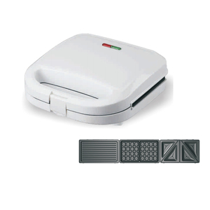 Tostiera Automatica per Sandwich, Griglia Elettrica per Panini e Waffle con Superficie in Acciaio Inox - Prepara 2 Sandwich in Pochi Minuti - Product Image 3