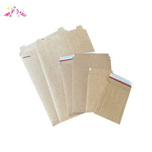 Sobres Rígidos de Cartón Kraft Blanco Personalizados al por Mayor, sin Dobleces, con Adhesivo - Product Image 3