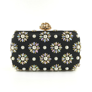 Commercio all'ingrosso moda pochette <span class=keywords><strong>borse</strong></span> da sera con catena <span class=keywords><strong>di</strong></span> <span class=keywords><strong>perline</strong></span> fatto a mano da donna borsa da festa <span class=keywords><strong>di</strong></span> alta qualità per le donne - Product Image 2