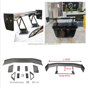 Apr GTC-200 Phong Cách Sợi <span class=keywords><strong>Carbon</strong></span> Có Thể Điều Chỉnh Phía Sau Spoiler Cánh Cao Cho Subaru Wrx S4 2022 Để 2025 - Product Image 2