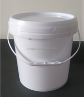 Couvercle de seau en plastique écologique de qualité alimentaire de 500ml 1L 2L 3L 4L 5L 10L 18L 20L Couvercle de poignée de seau en plastique de 5 gallons pour l'impression par transfert de chaleur de peinture
