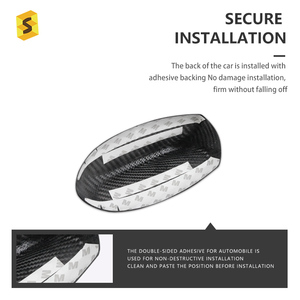 Accesorios de exterior de coche Real de fibra de carbono Shasha, accesorios de decoración de antena de Radio para <span class=keywords><strong>Alfa</strong></span> <span class=keywords><strong>Romeo</strong></span> Giulia Stelvio <span class=keywords><strong>2023</strong></span> - Product Image 6