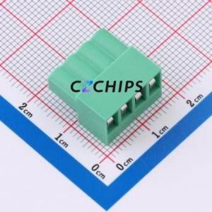 MXHT396K-3.96-04P-GN01-Cu-S-A Plug-in Terminal <b>Block</b> P=3.96mm Connector Plug <b>Screw</b> Fixing 1x4P 3.96mm - Product Image 2