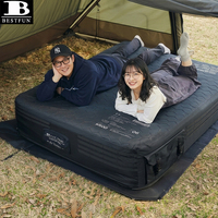 Matelas Gonflable Durable avec Pompe Électrique Intégrée, Lit Surélevé de 40 cm pour le Camping en Extérieur et les Invités à Domicile