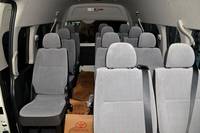 HiAce d'occasion 2011-2020, toit haut, 13 places, disponible en conduite à gauche et à droite, catégorie voiture neuve