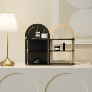 Organizador de Escritorio Rectangular Creativo Retro Estándar para el Hogar, Estante de Almacenamiento para Artículos Diversos y Decoraciones - Product Image 2
