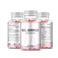 Gummies OEM pour lifting fessier brésilien, vitamines pour le remodelage corporel des hanches chez l'adulte, gummies BBL à base de plantes pour l'amélioration et l'agrandissement des hanches