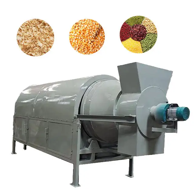Otomatik endüstriyel kurutma makinesi ahşap talaş kurutucu tavuk gübresi şeker kamışı bagasse kurutma