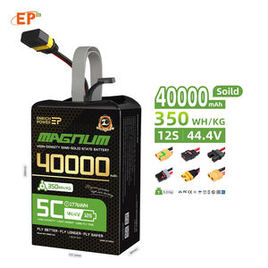 EP 350Wh/kg 리포 전고체 배터리 <span class=keywords><strong>6S</strong></span> 12S 14S 18S 20S 16000 22000 32000 40000mAh 35Ah 리튬 UAV 대용량 장시간 배터리 - Product Image 3