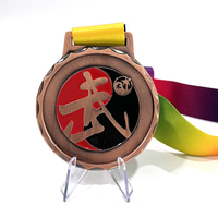 Médaille de récompense en aluminium plaqué 3D personnalisée pour le Kung Fu, le Tai Chi et les arts martiaux - Durable