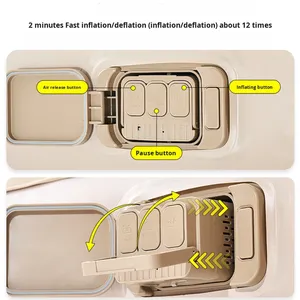 Colchón Inflable con Almohada, Cojín de Aire Automático con Bomba Integrada, Plegable, para Interiores y Exteriores, para Acampar - Product Image 6
