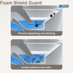 Inodoro WC Inteligente Eléctrico de Cerámica de Una Sola Pieza con Diseño Europeo, Descarga Automática, Limpieza y Control Remoto para Baño - Product Image 3