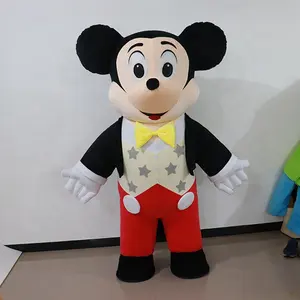 Funtoys Venta caliente personalizado Mickey mascota disfraz ratón mascota disfraz para niños fiesta entretenimiento evento espectáculo