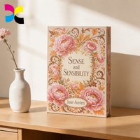 Livre de roman décoratif personnalisé haut de gamme à couverture rigide pour l'édition et l'impression, reliure cartonnée, pelliculage mat, écologique, expédition rapide