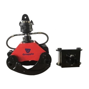 KINGER Forestry Rotary <span class=keywords><strong>Log</strong></span> <span class=keywords><strong>Grapple</strong></span> Holz greifer für Kran-Mini bagger - Product Image 1