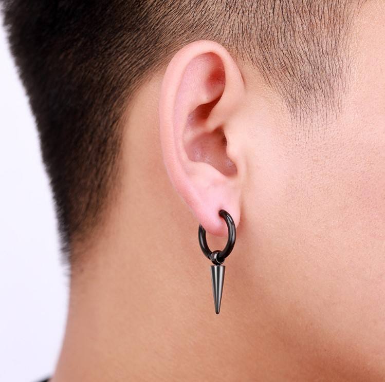 Stainless Steel Dangle Earrings For Men Oem Available