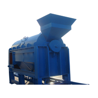 Machine de fabrication de défibrage de fibres de coco dehusk Offre Spéciale malaisie avec écran rotatif pour huile de palme jute