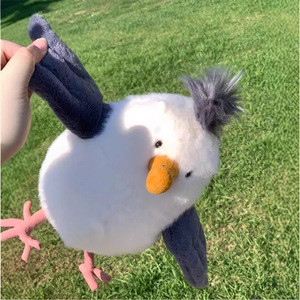 New Cool and Handsome Little Seagull Cute Animal Shape Pillow Doll Comforter with PP Cotton Filling Perfect <strong>Gift</strong> for Friends - Product Image 3