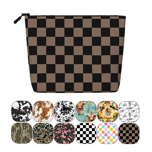 Bolsa de Maquillaje de Cáñamo Artificial Personalizada/al por Mayor, Estilo Occidental, Organizador de Accesorios de Viaje para <span class=keywords><strong>Mujer</strong></span>, Neceser - Product Image 1