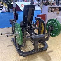 Máquina de Abducción de Cadera Sentado con Carga de Placas y Asiento Ajustable para Gimnasio Comercial, Entrenamiento de Fuerza de Glúteos y Muslos Externos