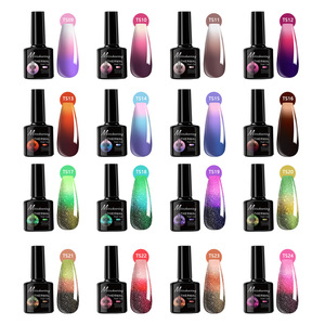 Temperature Color Change <b>Gel</b> <b>Nail</b> Polish <b>Set</b> Custom Logo Private Label Manicure Salon UV Phototherapy <b>Nail</b> Art Varnish Tool - Product Image 5