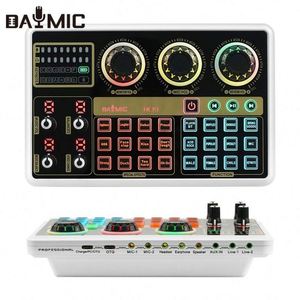 DAYMIC HC19 DJ มิกเซอร์การ์ดเสียงอินเทอร์เฟซเสียงสำหรับการถ่ายทอดสดสมาร์ทโฟนพีซี - Product Image 5