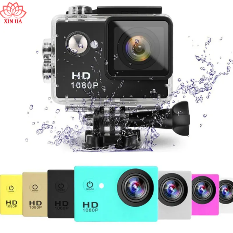 Action Camera HD 30fps 16MP 170D 1080P Sport Camera Mini DVR 30M Go Waterproof Pro mini action camera hd 1080p