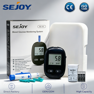 Monitor <span class=keywords><strong>de</strong></span> Glucosa en Sangre Sejoy, Glucómetro <span class=keywords><strong>de</strong></span> <span class=keywords><strong>Dedo</strong></span> Odm, Kit <span class=keywords><strong>de</strong></span> Prueba <span class=keywords><strong>de</strong></span> Diabetes - Product Image 1
