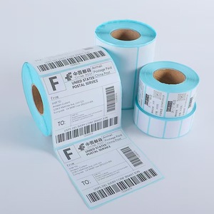 Papel térmico personalizado con triple protección, rollo de etiquetas autoadhesivas, etiquetas de impresión térmica a prueba de agua y aceite para códigos de barras y envíos - Product Image 3