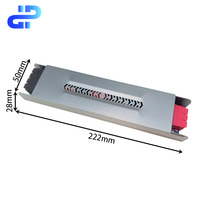 Alimentation à découpage linéaire à sortie unique 300W AC-DC 12V 25A 50-60Hz pour LED, entrée 180-250V, IP20, type économique, garantie 2 ans