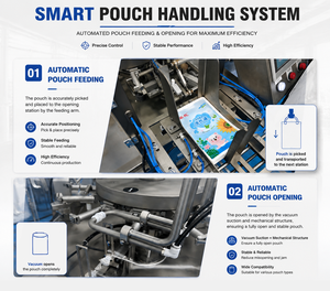 Máquina Automática para Envasar y Pesar Gomitas en Bolsas, Contadora de Gránulos de Caramelo, Selladora de Bolsas con Cierre Doypack - Product Image 4