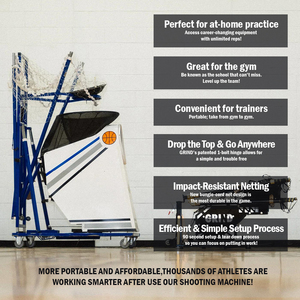 Lanceur de ballons de <span class=keywords><strong>basket</strong></span> automatique GRIND N1602, de haute qualité, durable et léger, portable et réglable, pour l'entraînement des joueurs - Product Image 6