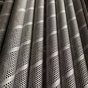 Factory Sale Stainless Steel Round Hole Perforated Metal Filter Cylinders Sintered Wire Mesh Tube