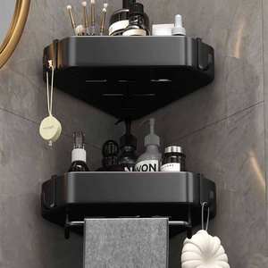 Étagères d'<span class=keywords><strong>angle</strong></span> murales en alliage d'aluminium pour <span class=keywords><strong>salle</strong></span> <span class=keywords><strong>de</strong></span> <span class=keywords><strong>bain</strong></span>, usage domestique et hôtelier, étagère <span class=keywords><strong>de</strong></span> douche, vente en gros, stockage commercial - Product Image 4