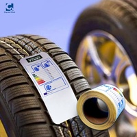 Autocollants de pneus en caoutchouc avec impression personnalisée, étiquettes adhésives pour pneus impression personnalisée, PVC sensible à la chaleur