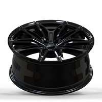 Jantes forgées en aluminium 6061-T6 5x112 5x120 Noir brillant 19 20 pouces Jantes en alliage forgées monobloc pour BMW F10 G20 F30 F20 E36